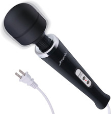 Wired Powerful Handheld Massager with 10 Pulse Settings Strong Vibration for Wom