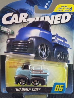2025 MGA Car Tuned Hobby Series 4 '50 GMC COE #05 Blue & Grey 1/64 Diecast