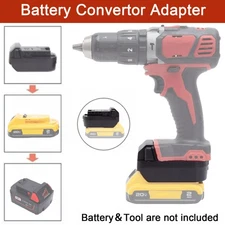 Battery Adapter Converter For Dewalt 20V Max Battery to for Milwaukee 18V Tools
