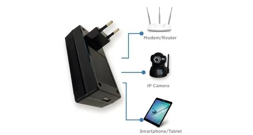 Mini Ups A Parete 220v/Usb 2A
