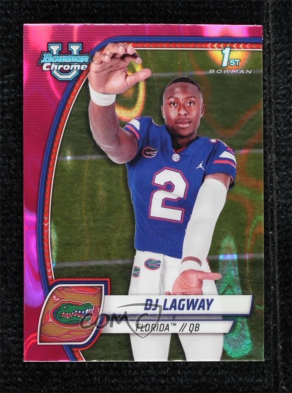 2024 Bowman U Chrome Pink Lava Refractor DJ Lagway #63 1n1n