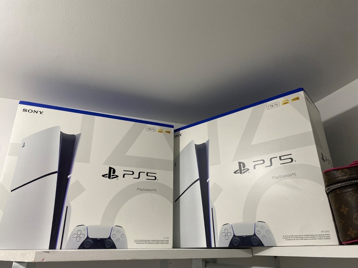 Sony PS5 Slim Blu-Ray Edition 1TB Video Game Console - White for