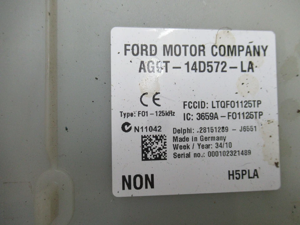 LAND ROVER FREELANDER 2 2010 XS LOCK SET ECU DH52 12C520 VA - Image 2 of 4