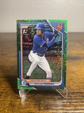 Rhylan Thomas 2024 Bowman Chrome /99 🔥Green Shimmer🔥 New York Mets