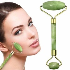 Natural Jade Stone Face Body SPA Massage Roller Facial Massager Anti-aging