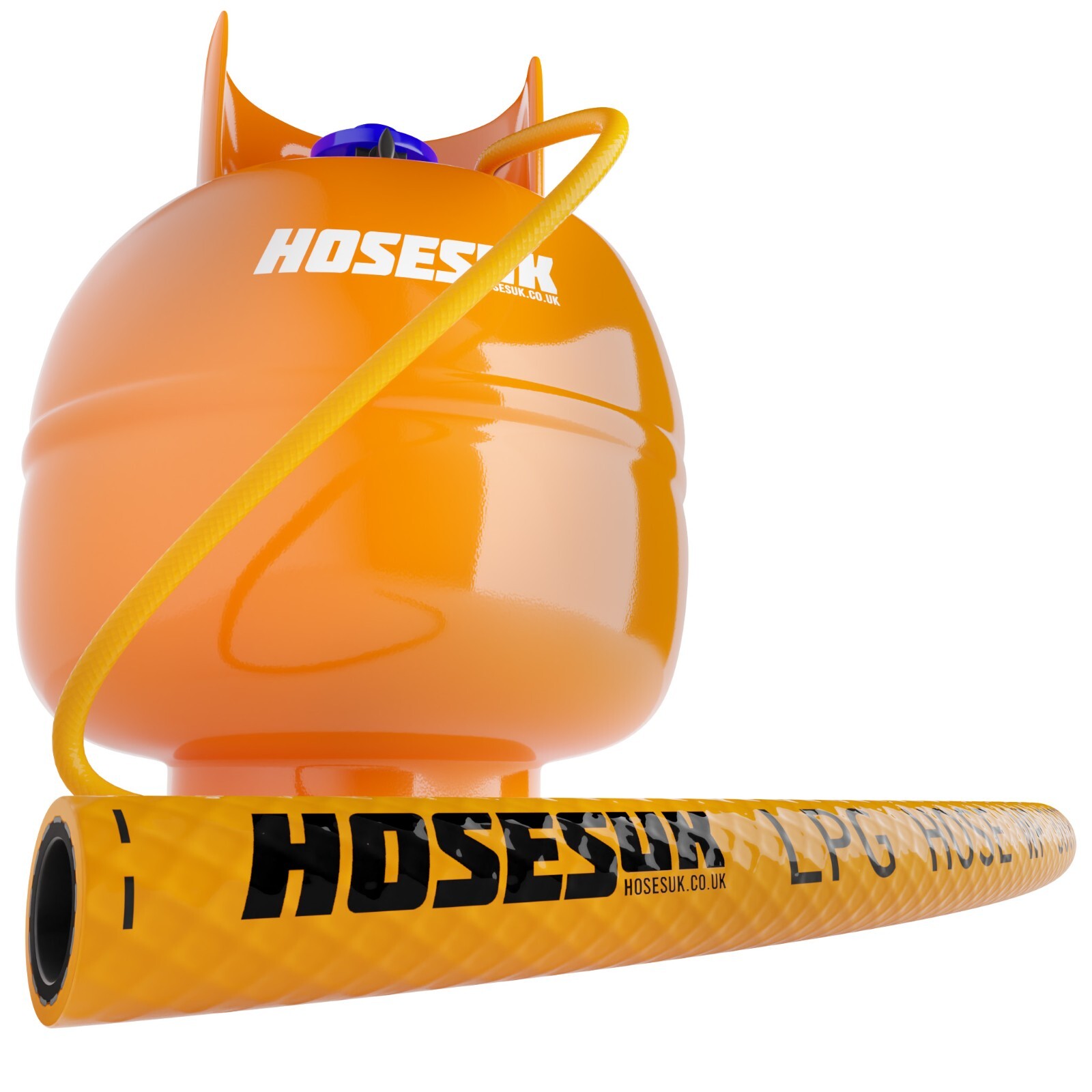 LPG HOSE PIPE 8mm. CALOR GAS ORANGE PROPANE BUTANE BBQ CAMPING CARAVAN