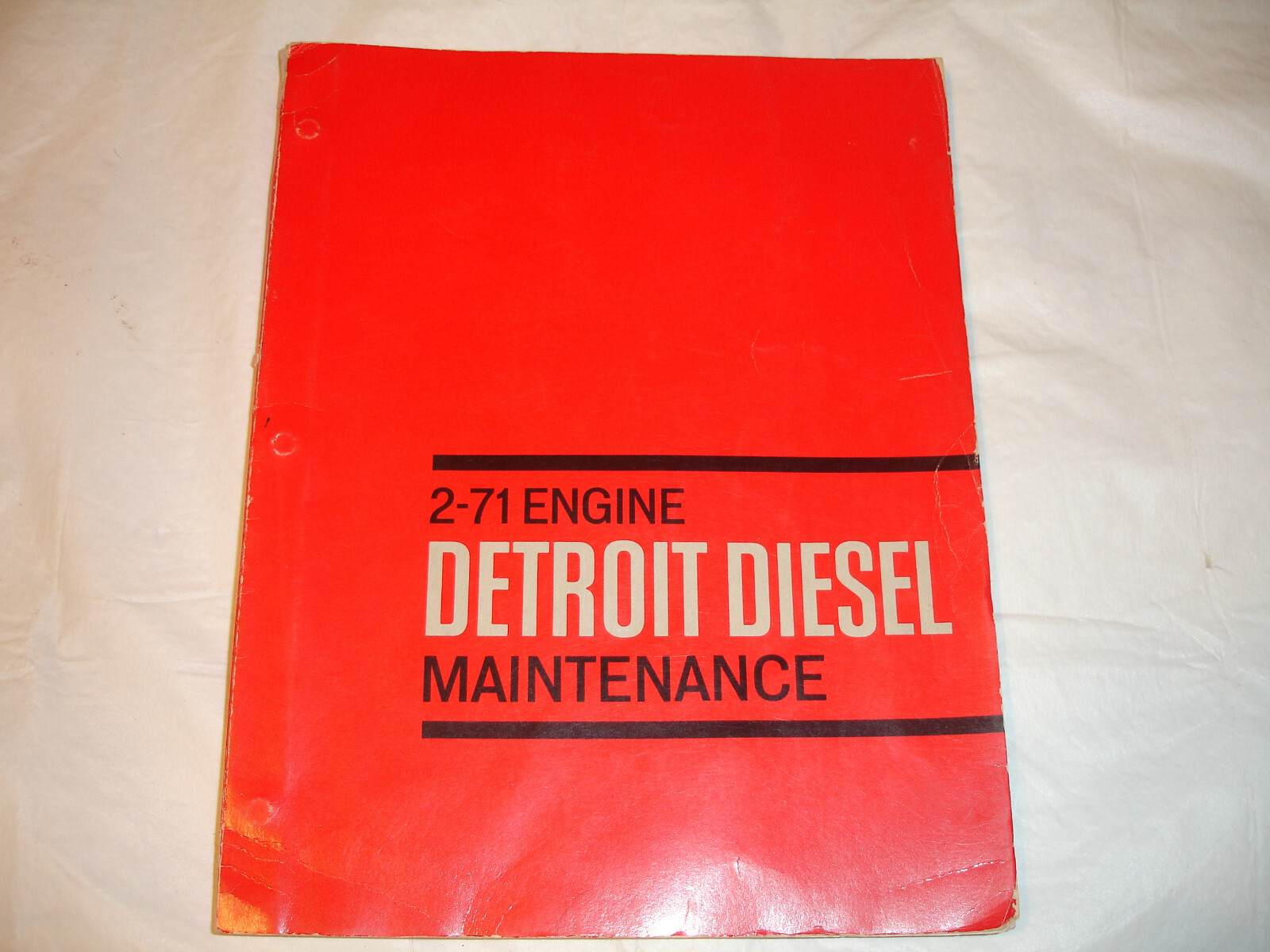 Detroit Diesel 271 2 cycle stroke Engine MAINTENANCE Service Shop