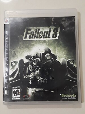 Fallout 3 PLAYSTATION 3 (PS3) Role Playing (Video Game) with manual 