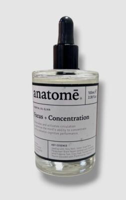 $98 Anatome Focus + Concentration Essential Oil Elixer 3.38 fl oz | 100 mL