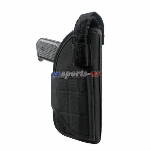 Tactical Molle Right Hand Adjustable Gun Holster Pouch Universal Pistol Holster - Picture 9 of 15