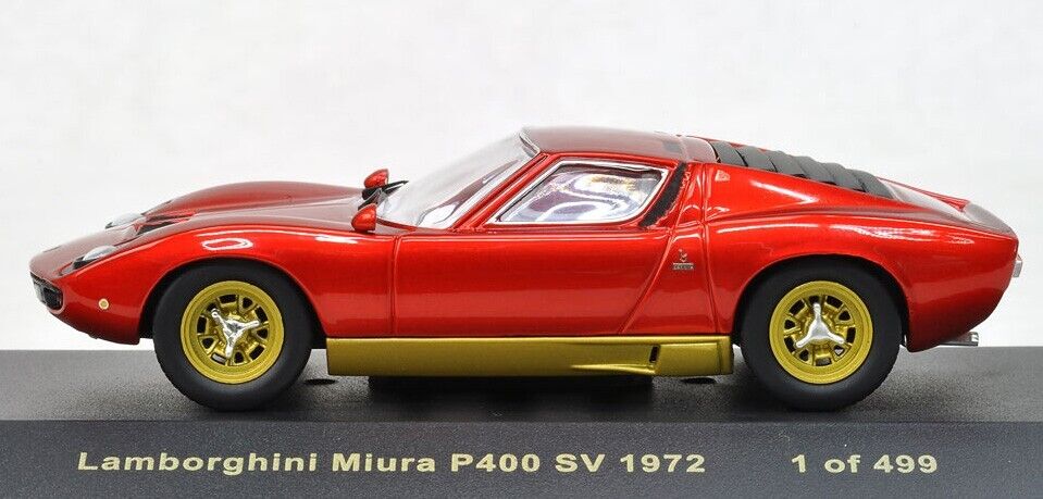 Ixo Post Hobby 1/43 Custom Lamborghini Miura P400 Sv 1972 Ixo Post Hobby 1/43 Custom Lamborghini Miura P400 Sv 1972