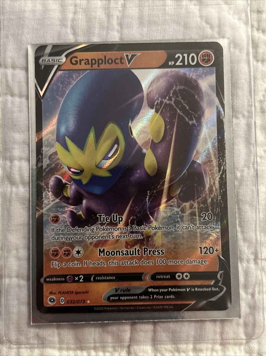 pokemon champion's path most expensive cards Pokémon TCG Grapploct V Champions Path 032/073 Holo Ultra Rare