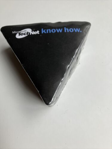 Vintage Microsoft TECHNET Promotion Launch Tee Shirt Shrink Wrap Triangle Sealed - Picture 3 of 13