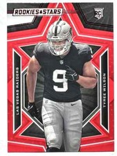 ROOKIE CARD TYREE WILSON Raiders 2023 Panini Rookies & Stars RED PARALLEL #192