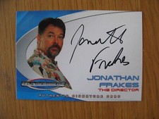 Jonathan Frakes Thunderbirds Autograph Card