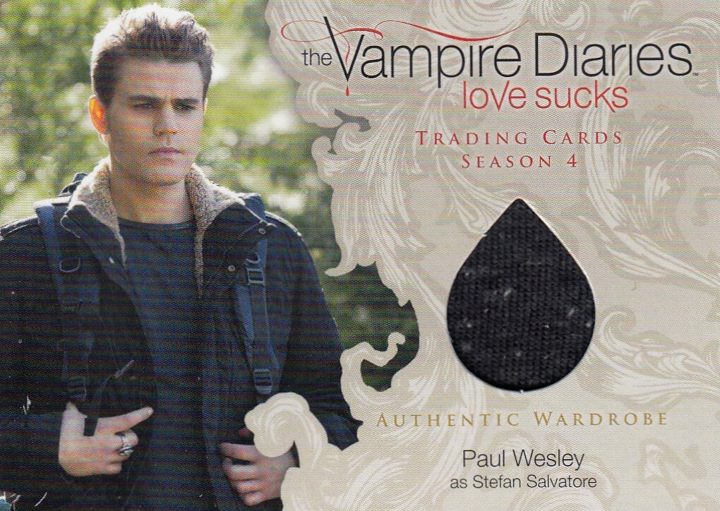 The Vampire Diaries Season 4 Costume Wardrobe / Autograph Auto Card