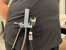 Stethoscope Holder. Easy to use and lightweight. Two color options available