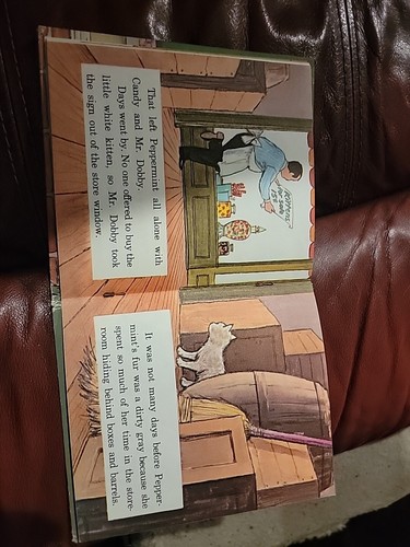 Vintage Peppermint Cat Children's Book Whitman Tell-A-Tale Dorothy Grider 1966 - Picture 8 of 8