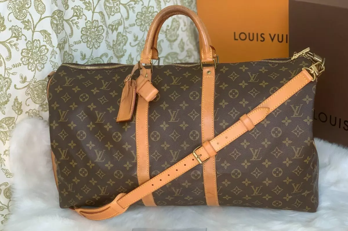 Louis Vuitton Keepall 55 Monogram Sans Shoulder Strap Pre-Owned