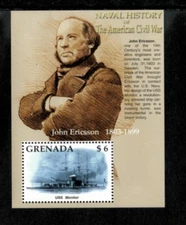 Grenada 2002 - Civil War History - Souvenir Stamp Sheet - Scott #3254 - MNH