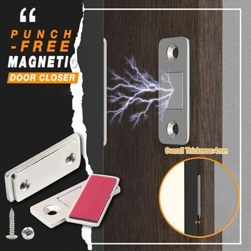 Samoprzylepny magnes na drzwi Ultra cienki do szafki Magnetyczny zatrzask Zamknięcie magnetyczne - Zdjęcie 3 z 17