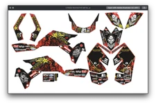 Fits Suzuki LTR450R GRAPHIC KIT STIKERS DECAL kit LTR 450r all years