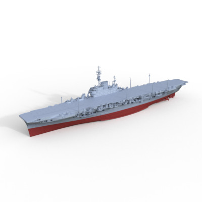 SSC700611S-A 1/700 Model British HMS Implacable Class Aircraft Carrier FULL HULL