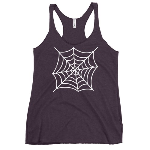 SPIDER WEB Racerback Tank Top halloween arachnophile insect bug cute sexy XS-XL
