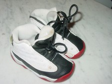 2012 Nike Air Jordan Retro 13 "He Got Game" White/True Red Toddler Shoes Size 5C