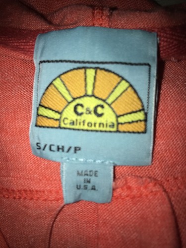 NEW Anthropology C&C CALIFORNIA Waterfall Cardigan Sweater, S NWT Coral - Picture 7 of 7