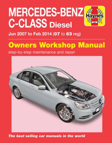 Mercedes-Benz C-Class Diesel W204 2007-2014 Workshop Repair Manual 6389 - Picture 1 of 3