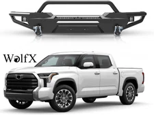 For 2022-2025 Toyota Tundra Modular Steel Front Bumper Set W/LED Lights +D-Rings