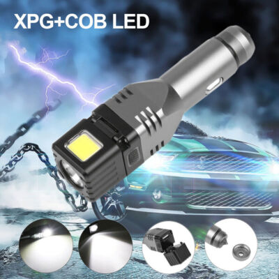 led cigarette lighter flashlight 12V LED Car Cigarette Lighter Flashlight Rechargeable Mini Torch Light