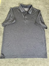 Under Armour The Playoff Polo Loose Mens Dark Blue Polo Shirt Size XXL/TTG
