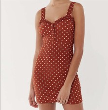 urban outfitters polka dot dress size M