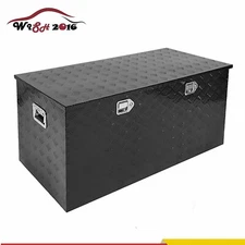 48x24x24 Inch Truck Tool Box Aluminum Pickup Truck Bed Storage Chest Toolbox