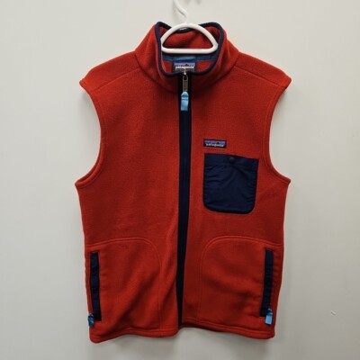 Patagonia Synchilla Better Sweater rot leichte Fleeceweste Weste Herren Small