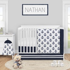 belle nautical crib bedding