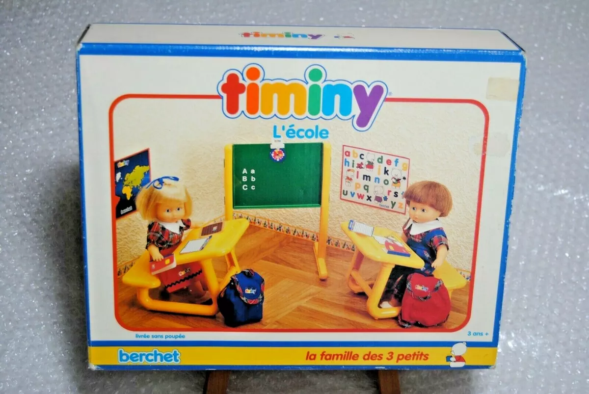 SCHOOL L ECOLE POUPEE DOLL TIMINY SET 660003 BERCHET 1985 NEUF