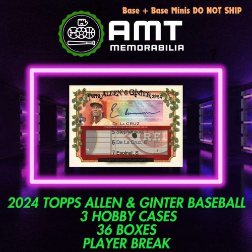 Cody Bellinger Cubs 2024 Topps Allen & Ginter 3X Case 36X Box Break 1