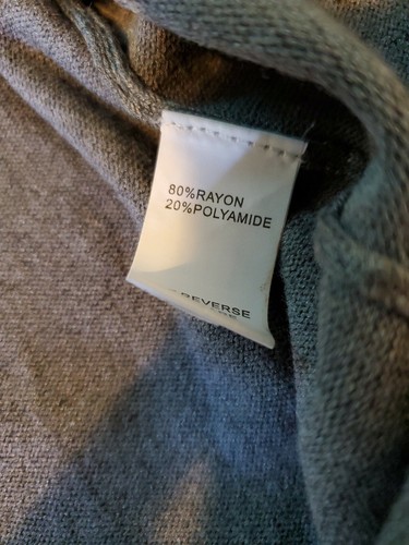 Moral Fiber Sz Junior Large Gray Tunic Dress Short Sleeve - Picture 6 of 8