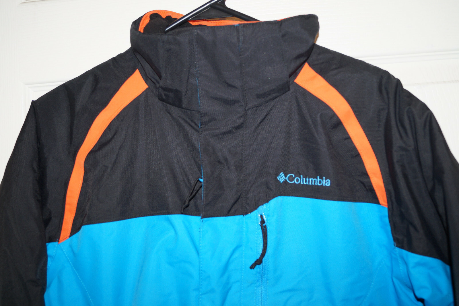 COLUMBIA OMNI TECH BOYS MULTI-COLOR HOODED WINTER JACKET SIZE 14/16 image 3