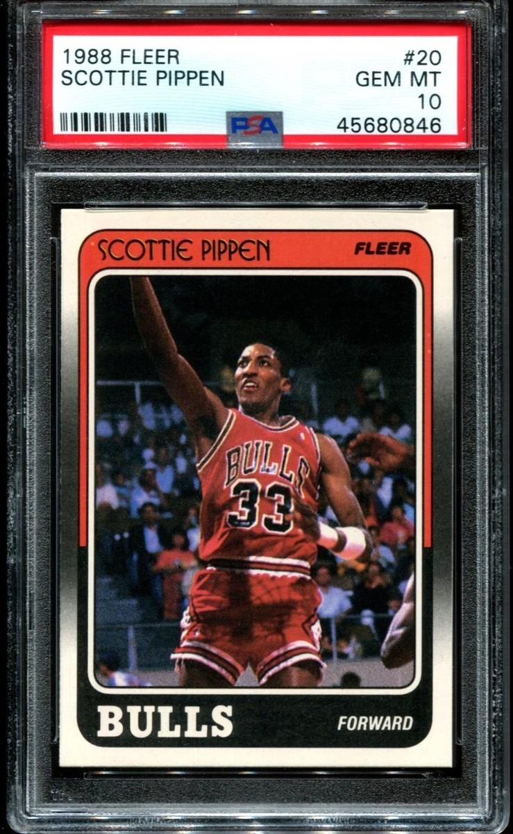 1988 Fleer Scottie Pippen #20 Rookie RC PSA 10 | eBay
