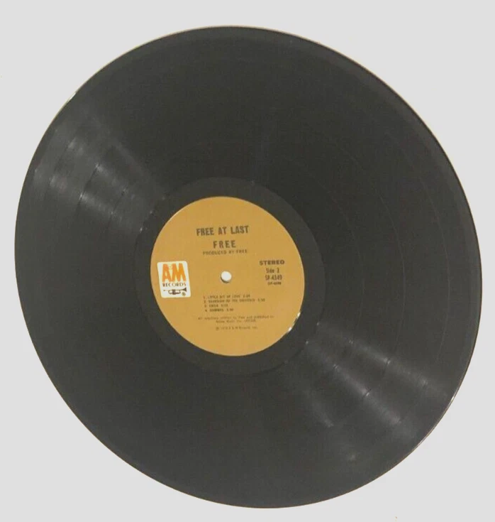 Free At Last SP 4349 Stereo A&M Records Paul Rodgers Rock Vintage 1972 LP Vinyl - Image 3 of 4