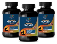 Tribulus Terrestris - Unleash Your Wolf - Tongkat - L Arginine - 3 B 180 Ct