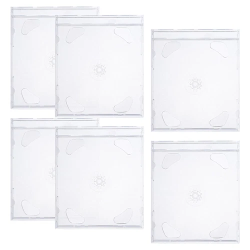  6 Pcs CD-Hülle Aufbewahrungsbehälter Für DVD-Halter Tragbare CD-Hüllen