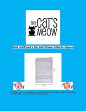 40ct Cat's Meow Breeze  Box Litter Box Pads Replacements with Baking Soda Gel