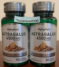 2X Astragalus Root 1500mg Capsule 4500mg Serving 90 Capsules Each  180 Total