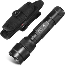 Flashlight with Holster Single Mode LED Flashlight 1000 Mini Tactical LED