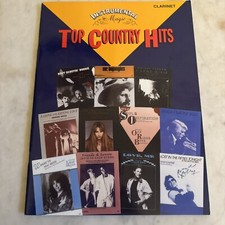 Clarinet Top Country Hits Sheet Music Book By Warner Brothers Publishing
